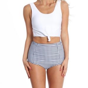 Coral Reef Swimwear High Waist Bottom